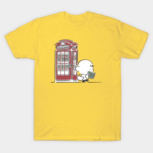 Public Phone T-Shirt by Maki Nakada